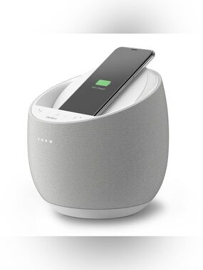 Belkin SOUNDFORM Elite Hi-Fi Smart Speaker & Wireless Charger, Alexa Bluetooth